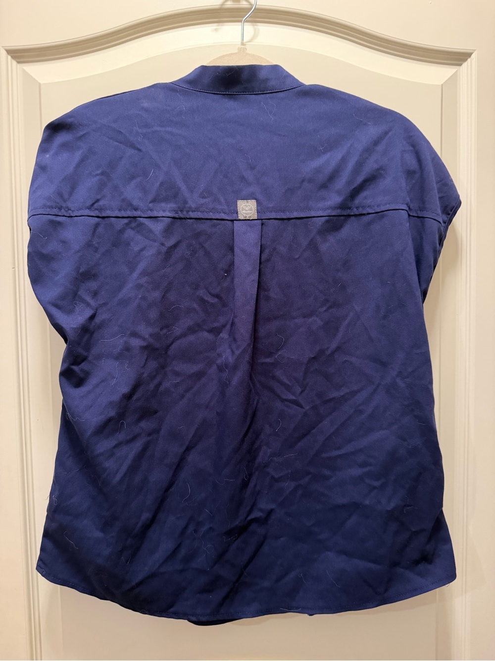 Ninahin Women’s Navy Rafaella Style Scrub Top! - Picture 6 of 7